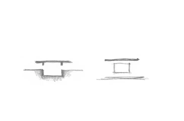 Grounded House, design sketches