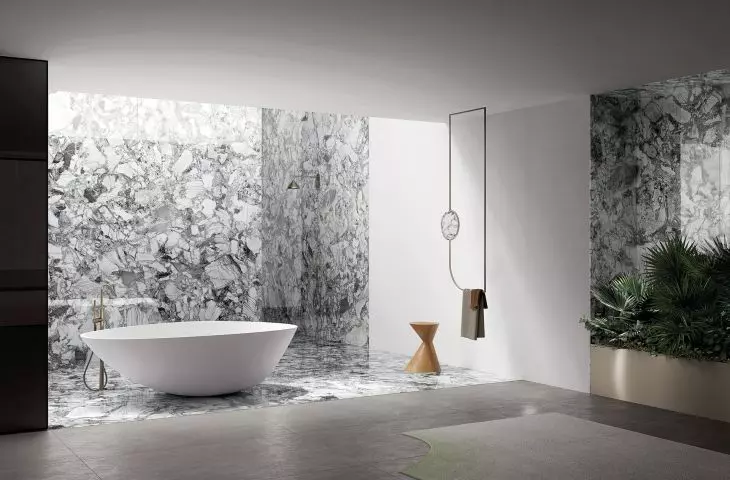 Nowadays, tiles hardly resemble natural stone