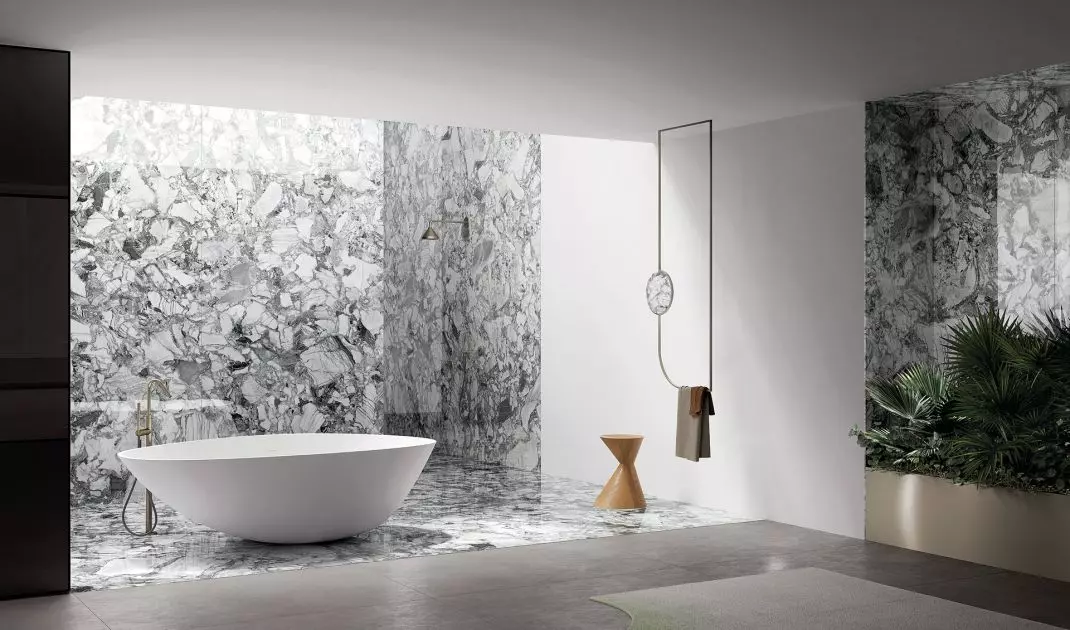 Nowadays, tiles hardly resemble natural stone