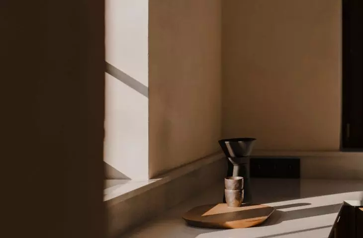 kitchen detail that captures the mood of the interior