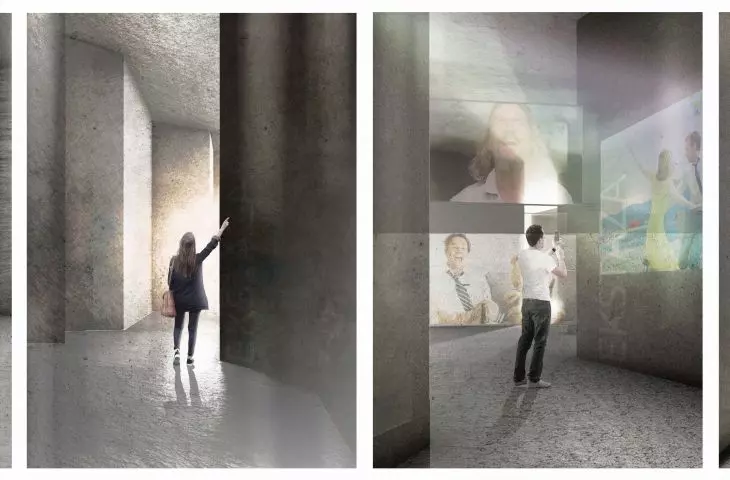 The tour of the museum is divided into stages