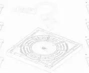 Axonometry of the designed museum