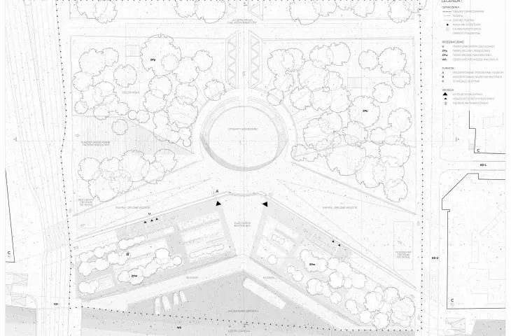 Museum of Emotions, site plan