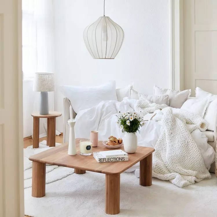 Vanilla Girl Aesthetic style interior is cozy