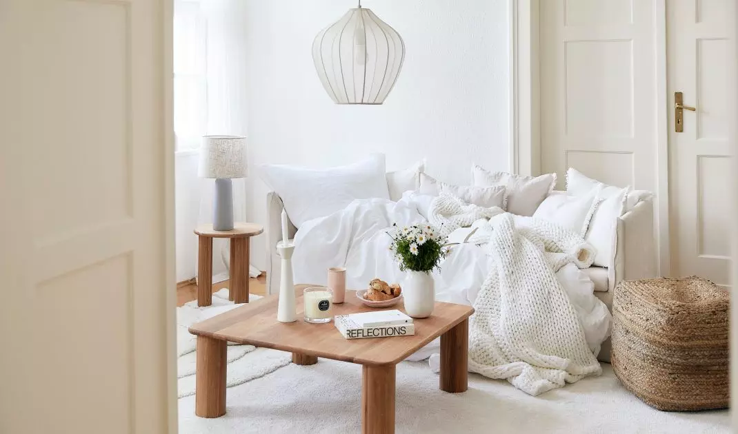 Vanilla Girl Aesthetic style interior is cozy