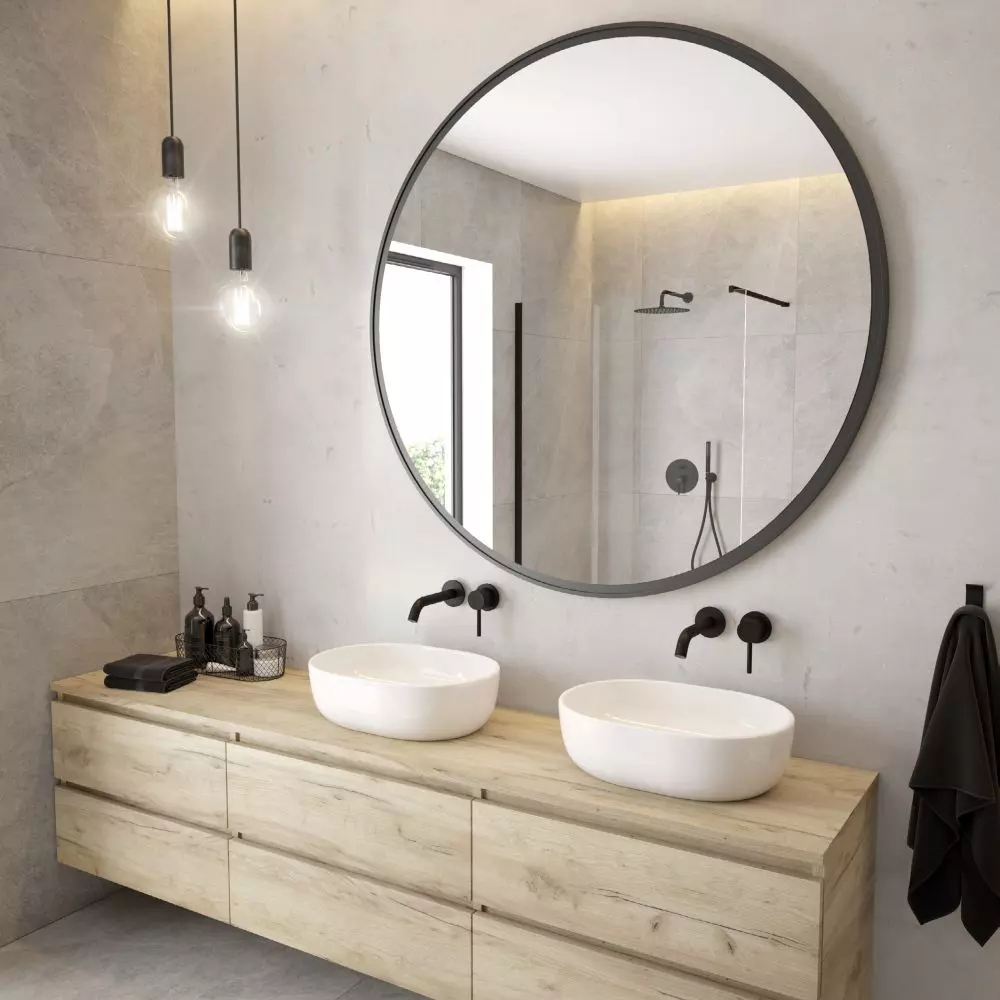 Molle concealed washbasin faucet / Hamnes washbasin.