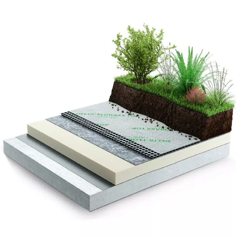Dorken DELTA green roof system