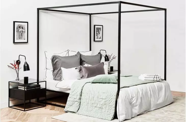The canopy bed will be perfect as a focal point