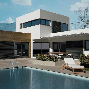 SP-E - flush-mounted external roller shutters