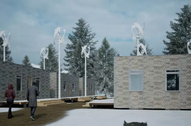 Projekt system Nomad wraz z farmą wiatrową 