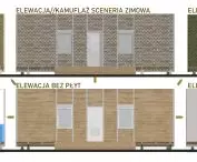 Projekt system Nomad, różne rodzaje elewacji