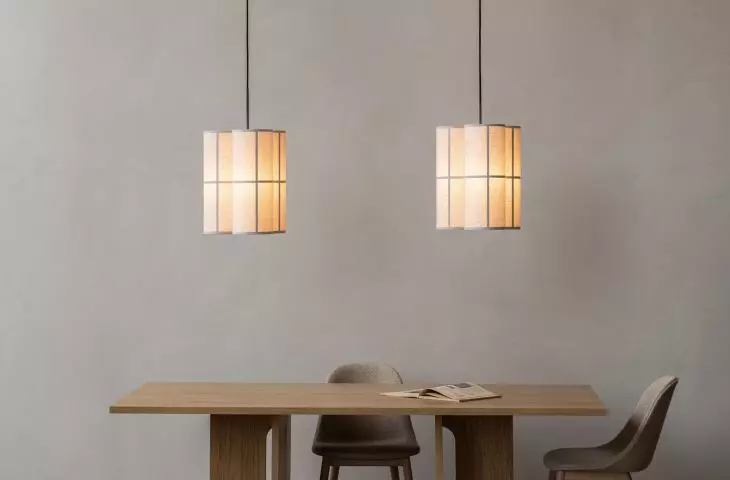 Hashira linen lamp