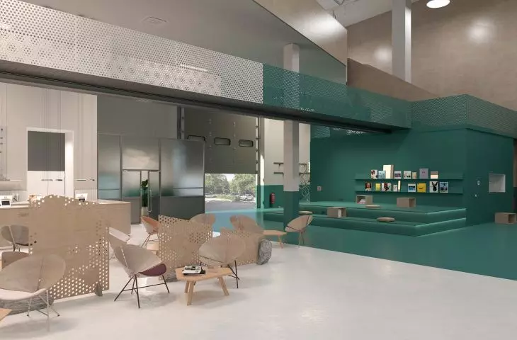 SLAB project, coffee shop