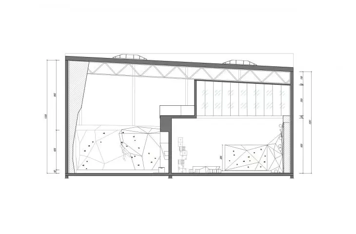 Projekt SLAB, przekrój C-C