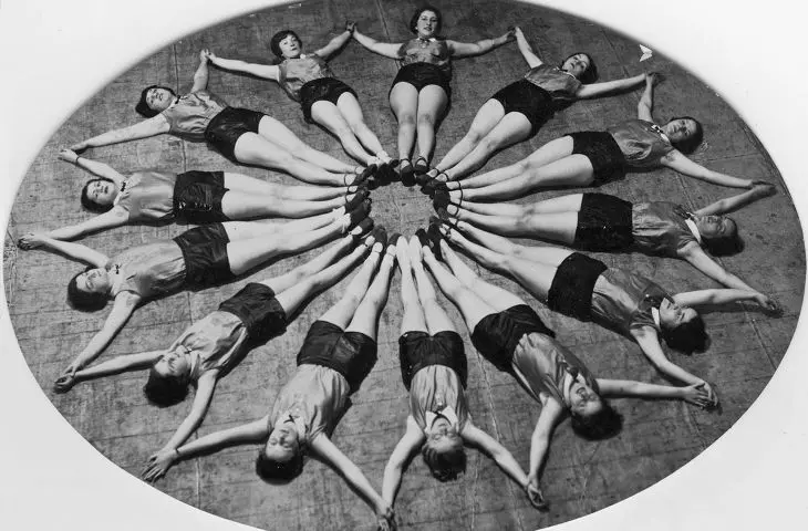 Students of the Stanisława Pohlówna Modern Gymnastics School in Lviv, 1932