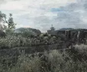Visualization of the third time study, year 2222; facility inaccessible to users, undergoing biodegradation