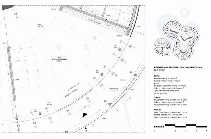 Centrum Rehabilitacji Fok Bałtyckich, rozwiązania architektoniczno-budowlane