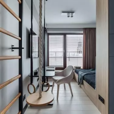 Room with exercise area