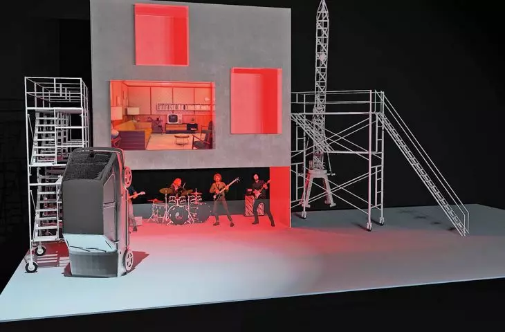 …i widoki finalnej wersji scenografii