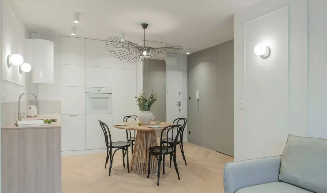 An apartment designed by Anna Wajda-Szczęsna.