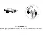Aksonometria przestrzeni „El Pabellon”