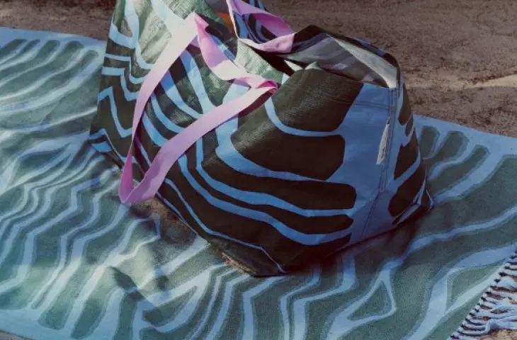 Towel and bag