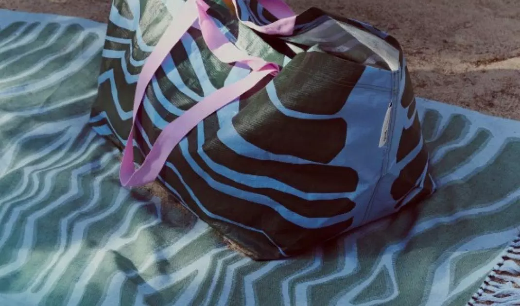 Towel and bag