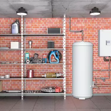 Example of ESTIA wall-mounted module installation