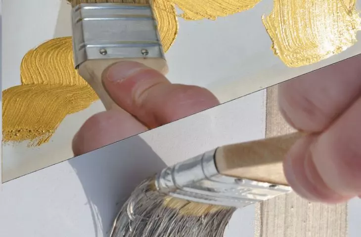 GLOW AQUA acrylic gold and silver paint 