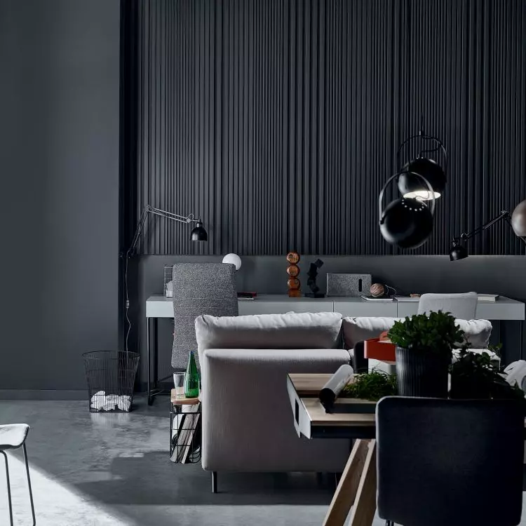 S-Line, M-Line and L-Line panels in anthracite color
