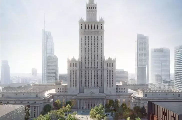 Wizualizacja placu centralnego