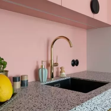 Natural stone kitchen countertop