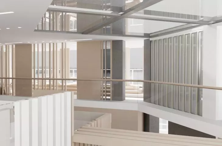 A building in Cieszyn has been converted into co-livnig spaces