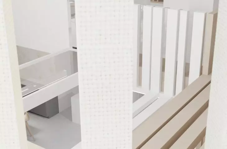 A building in Cieszyn has been converted into co-livnig spaces