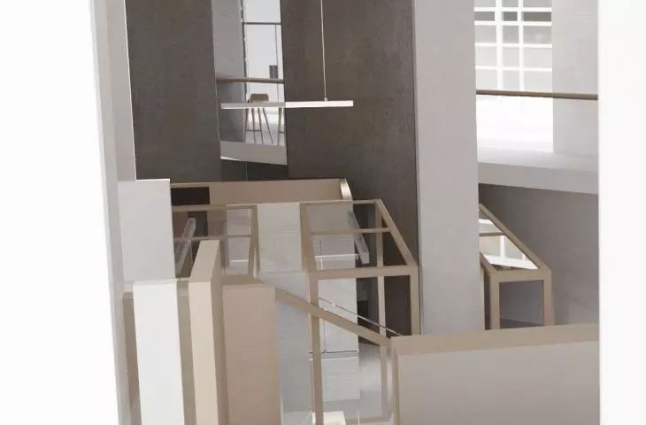 A building in Cieszyn has been converted into co-livnig spaces
