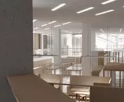 A building in Cieszyn has been converted into co-livnig spaces
