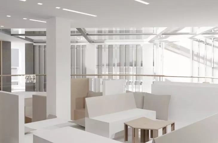 A building in Cieszyn has been converted into co-livnig spaces