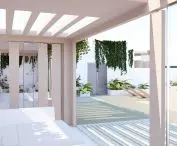 Relaxation area and garden