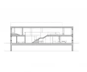 Cross-section of the designed space