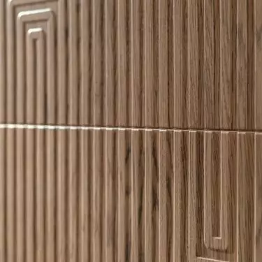 Wood-like tiles with a pattern