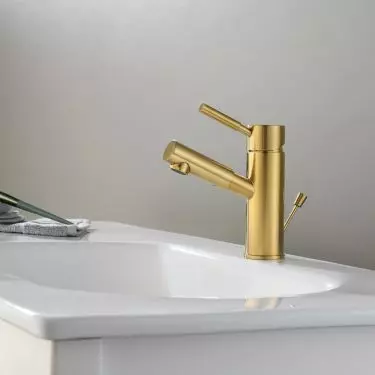 DEN-BUN.010 GOLDEN HAPPENED (MAT) - washbasin faucet
