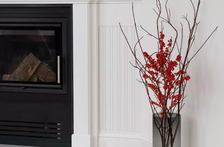 Fireplace designed by Kinga Baumann