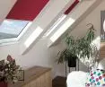 The APF pleated blind is the perfect combination of decoration and protection from the sun. 