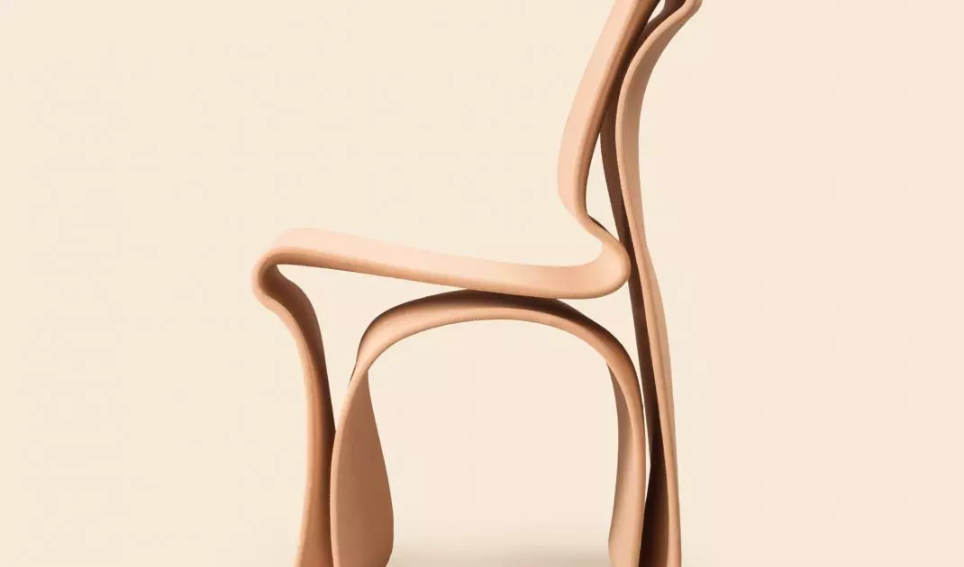 The chair is completely biodegradable