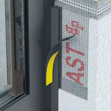 BP13 MIDI PVC window expansion joint strip color dark gray RAL7024