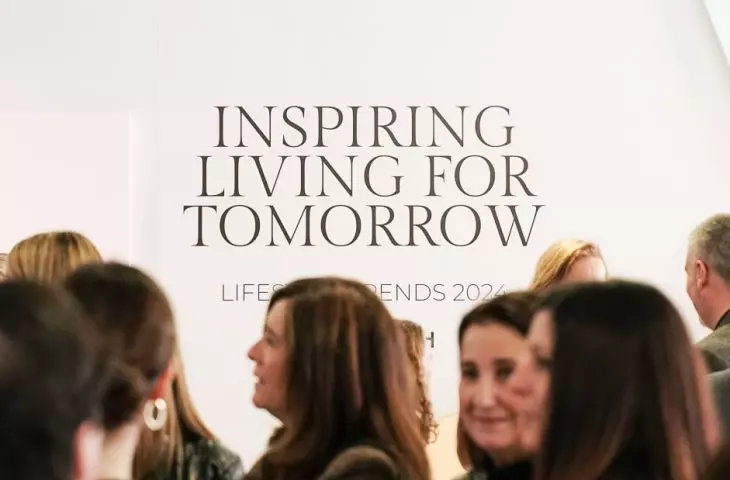 prezentacja księgi trendów projektowych na rok 2024 „Inspiring Living For Tomorrow”