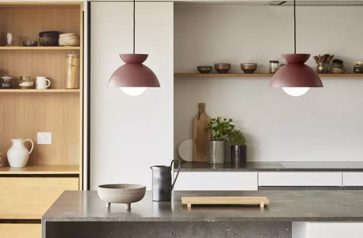 Buttrefly Frandsen red pendant lamp