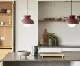 Lampa czerwona wisząca Buttrefly Frandsen