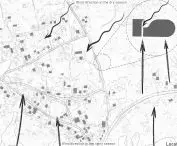 Project location in Baghere village and wind direction