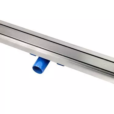 PRIME LINE™ linear drain - double-sided grate with tile insertion option